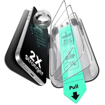 iPhone 15 Pro Max Tempered Glass 3-Pack