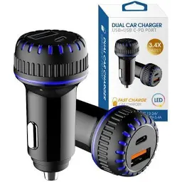 Baseus 30W PD Car Charger Dual Port