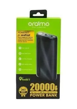 Oraimo 20000mAh Power Bank Fast Charge
