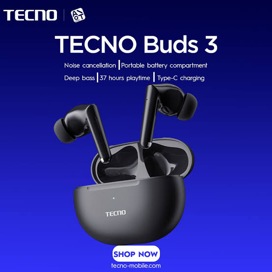 Tecno Buds 3 True Wireless Earbuds
